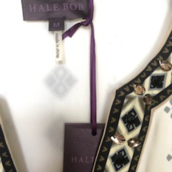 Hale Bob Print Dress Size M - Picture 3 of 8